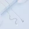 Сребърно колие двойна верига пенлива пеперуда picture - 5