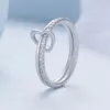 Съвместим любовен сребърен пръстен picture - 3