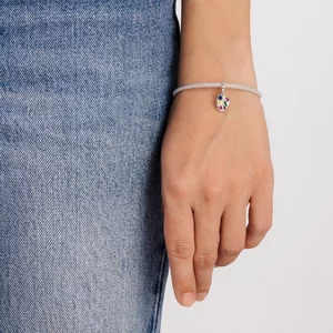 Crystal Color Palette ezüst talizmán