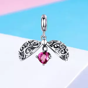 Ezüst titkos szív talizmán