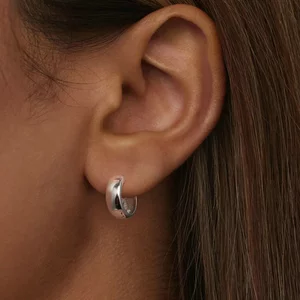 Ezüst szerenád körök fülbevaló