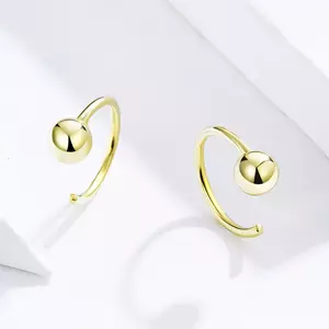 Golden Tiny Hoops ezüst fülbevaló