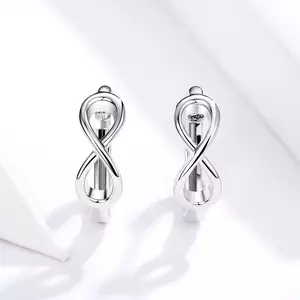 Infinite Little Hoops ezüst fülbevaló