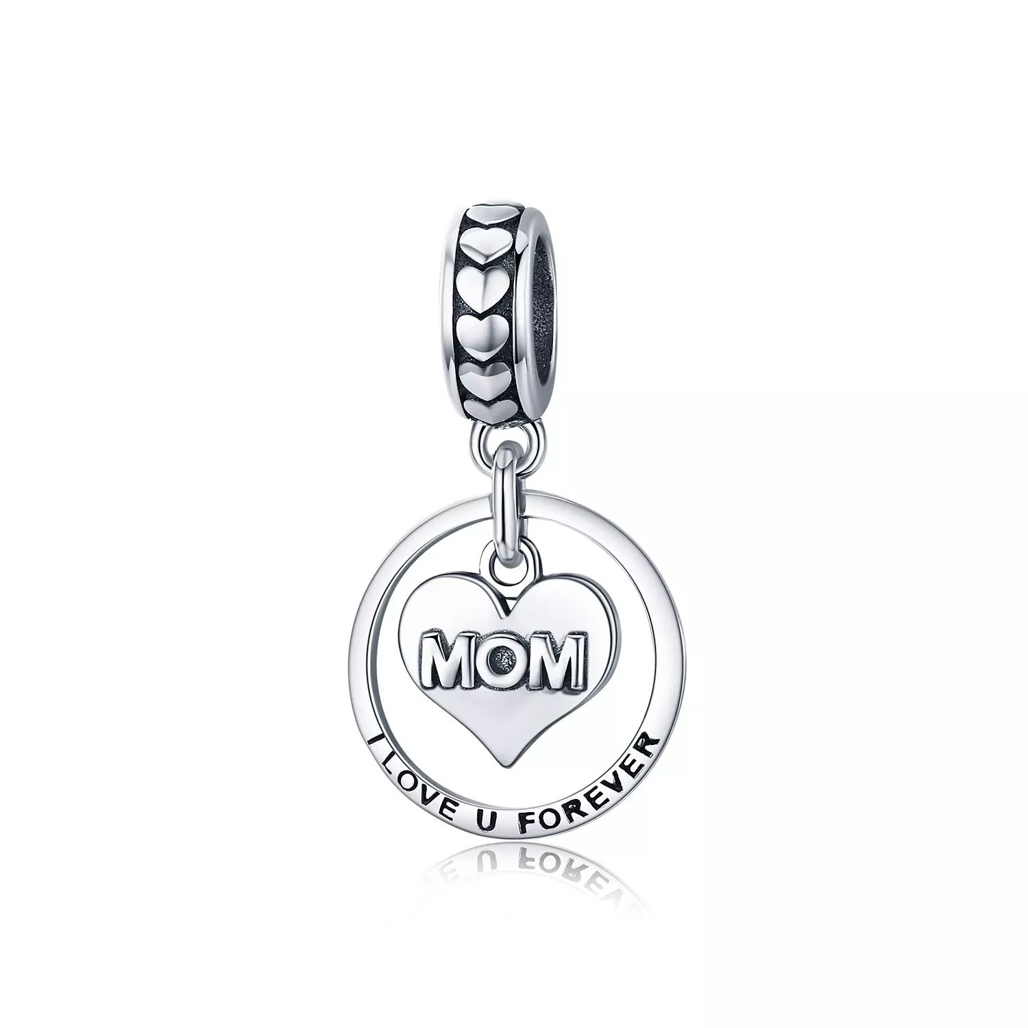 Love Forever Mom ezüst talizmán