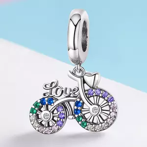 Love My Bike ezüst bűbáj