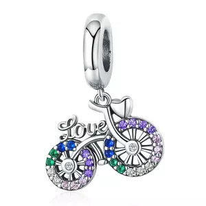 Love My Bike ezüst bűbáj