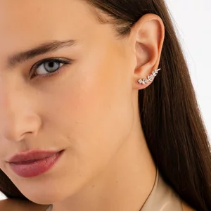 Nature ezüst fülbevaló