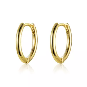 Perfect Gold Circle ezüst fülbevaló