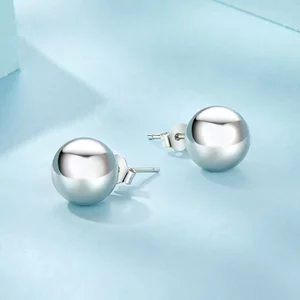 Silver L Ball ezüst fülbevaló