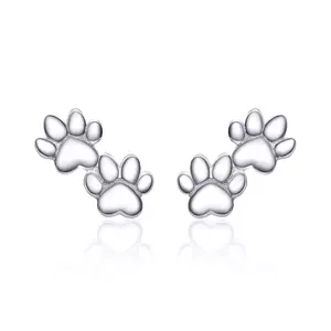 Silver Paws Duo fülbevaló