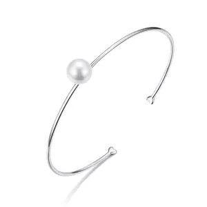 Simple Pearl ezüst karkötő