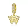 Talisman din argint Golden Glamour Butterfly picture - 1