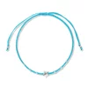 Bratara cu snur Light Blue Star picture - 1