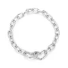 Bratara din argint Big Chain Hearts picture - 1