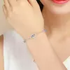 Bratara din argint Blue Eye Crystal Link picture - 5