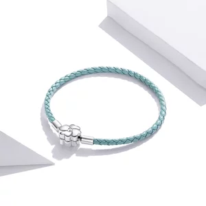 Bratara din argint Clover Blue