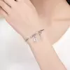 Bratara din argint Lock and Heart Key Bangle picture - 5