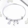 Bratara din argint Lock and Key Bangle picture - 2