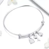 Bratara din argint Lock and Key Bangle picture - 3