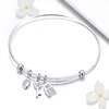 Bratara din argint Lock and Key Bangle picture - 4