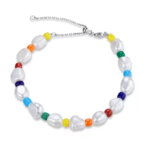 Bratara din argint Rainbow Shell Pearls
