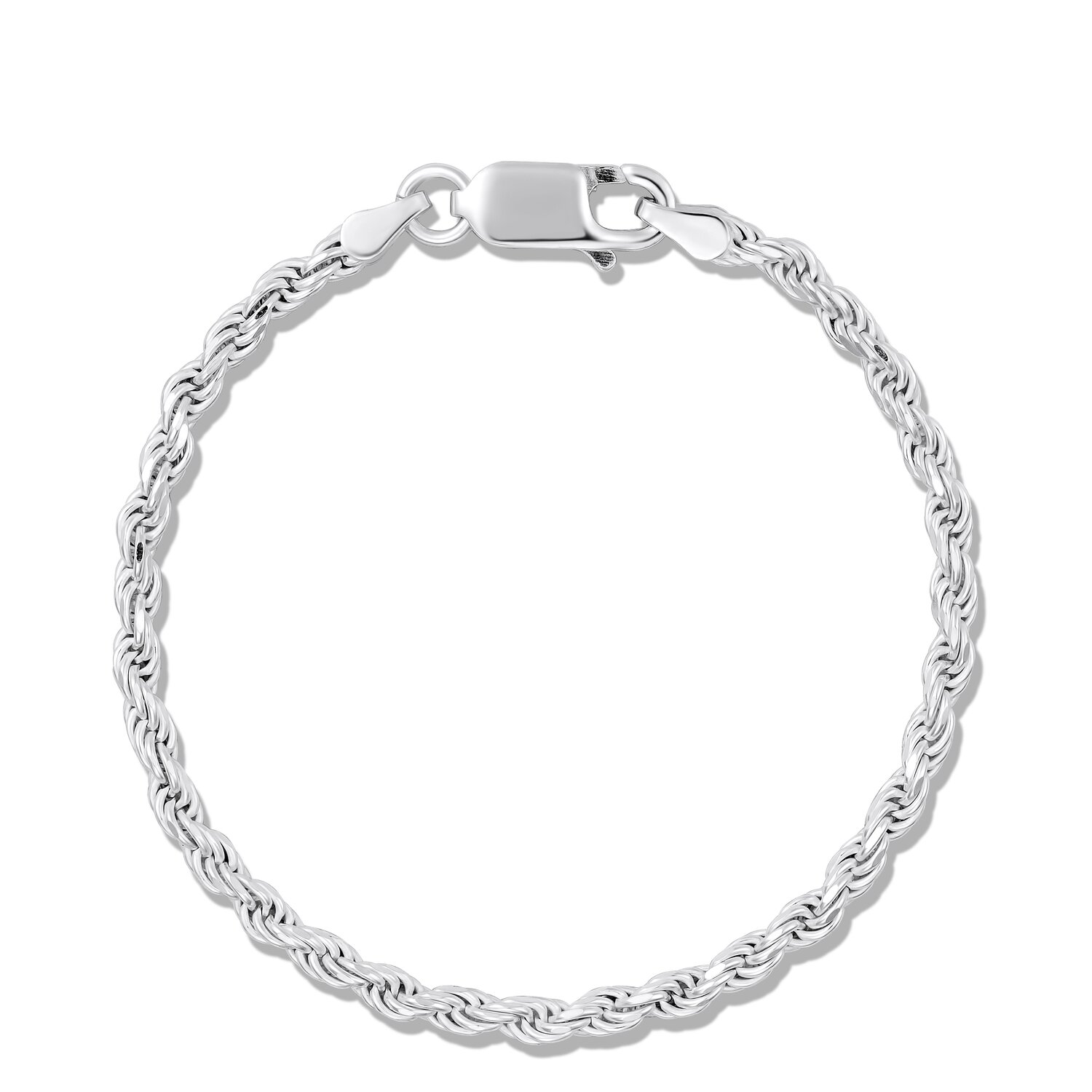 EdenBoutique Bratara din argint Silver Double Roupe