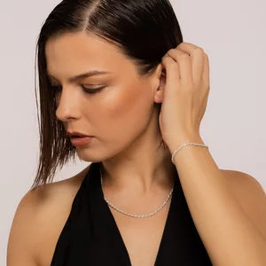 Bratara din argint Silver Double Roupe