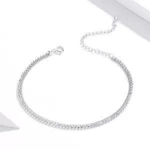 Bratara din argint Simple Chain & Beads
