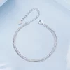 Bratara din argint Triple Chain picture - 4