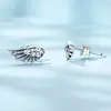 Cercei din argint Angel's Shiny Wings picture - 4