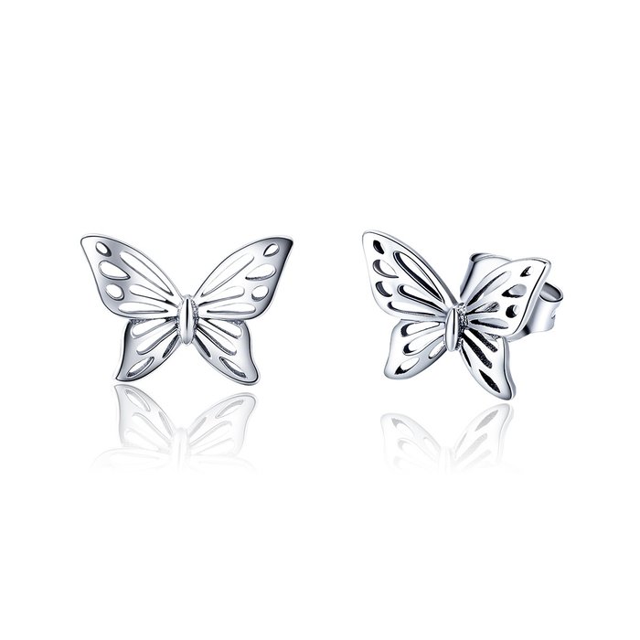 Cercei din argint Beautiful Butterfly EdenBoutique poza noua reduceri 2022