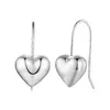 Cercei din argint Big Simple Heart picture - 1