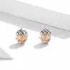 Cercei din argint Brown Acorn picture - 2