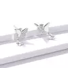 Cercei din argint Chain Butterflies