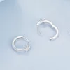 Cercei din argint Crystal Sun Hoops picture - 2