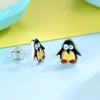 Cercei din argint cu Pinguini picture - 3