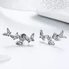 Cercei din argint Dancing Butterflies picture - 3
