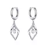 Cercei din argint Dangle Crystal Earrings picture - 1