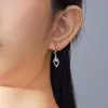 Cercei din argint Dangle Crystal Earrings picture - 5