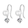 Cercei din argint Elegant Pearls Shine Crystals picture - 1