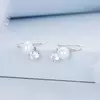 Cercei din argint Elegant Pearls Shine Crystals picture - 2
