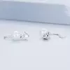 Cercei din argint Elegant Pearls Shine Crystals picture - 4