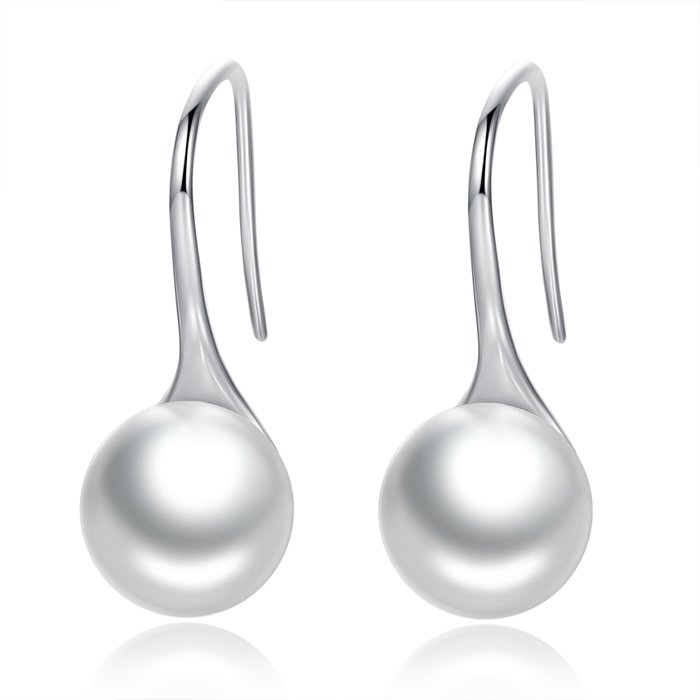 Cercei din argint Elegant Pearls white image8