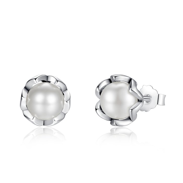 Cercei din argint Fancy Pearl silver image5
