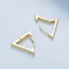Cercei din argint Gloden Triangle picture - 2