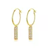 Cercei din argint Golden Treasure picture - 1
