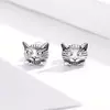 Cercei din argint Hypnotic Cat picture - 2