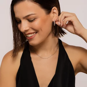 Cercei din argint Link Chain