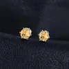 Cercei din argint Little Citrine Dots picture - 2