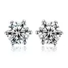 Cercei din argint Little White Topaz Dots picture - 1